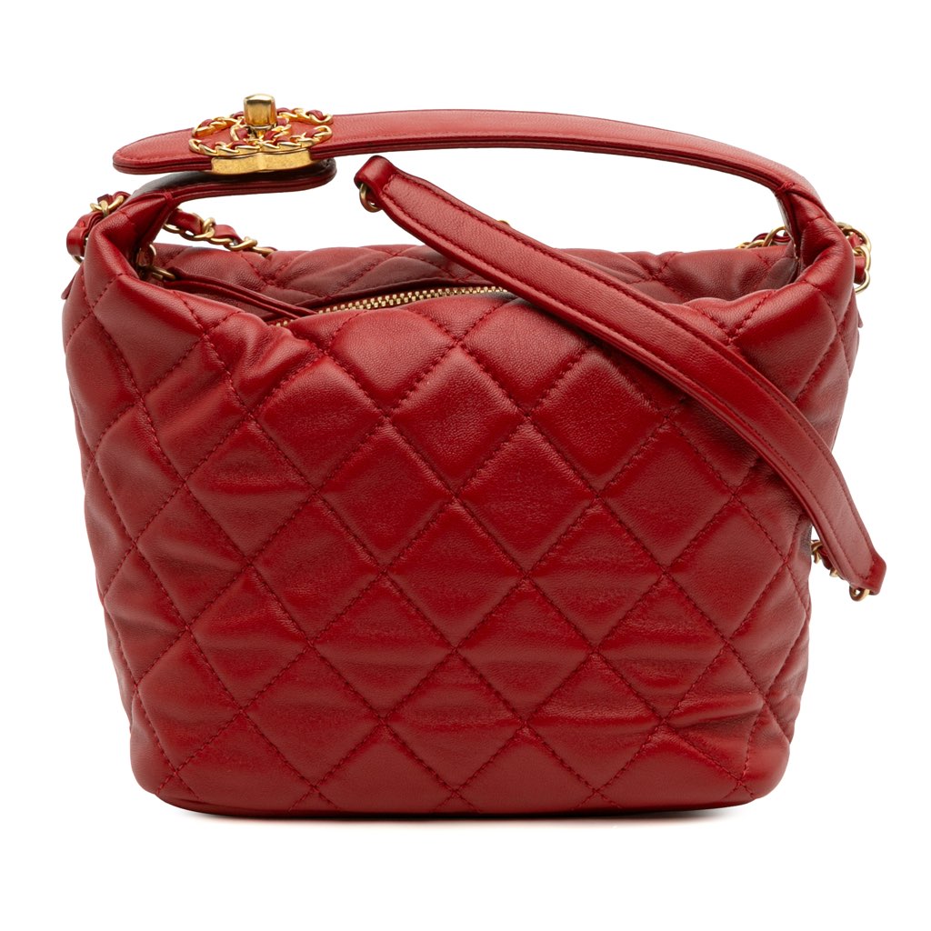 Chanel Small Quilted Lambskin Perfect Meeting Hobo