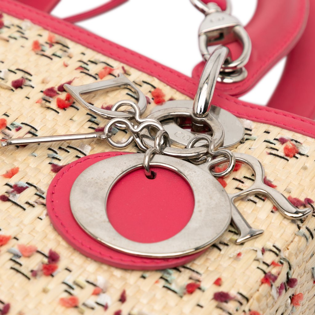 Dior Medium Woven Raffia Lady Dior - Detail 1