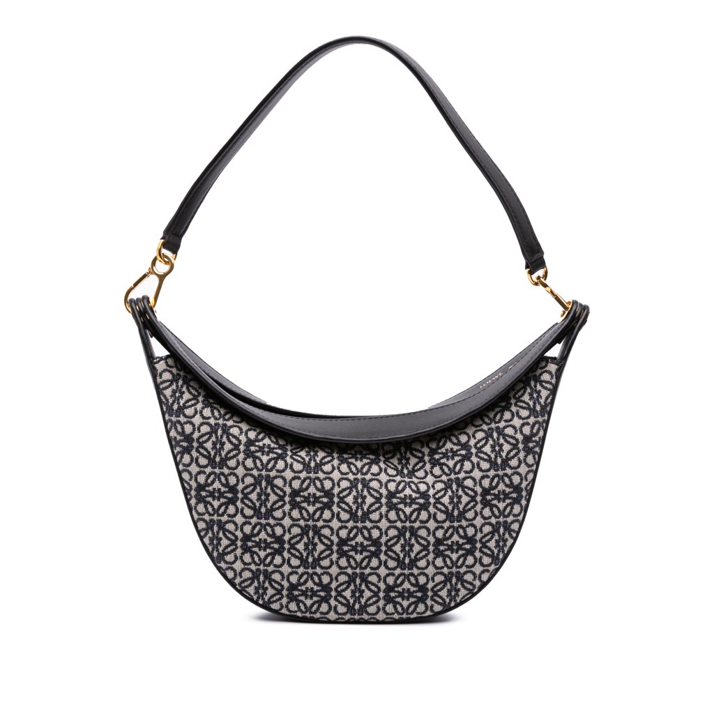 Loewe Small Anagram Canvas Luna Hobo