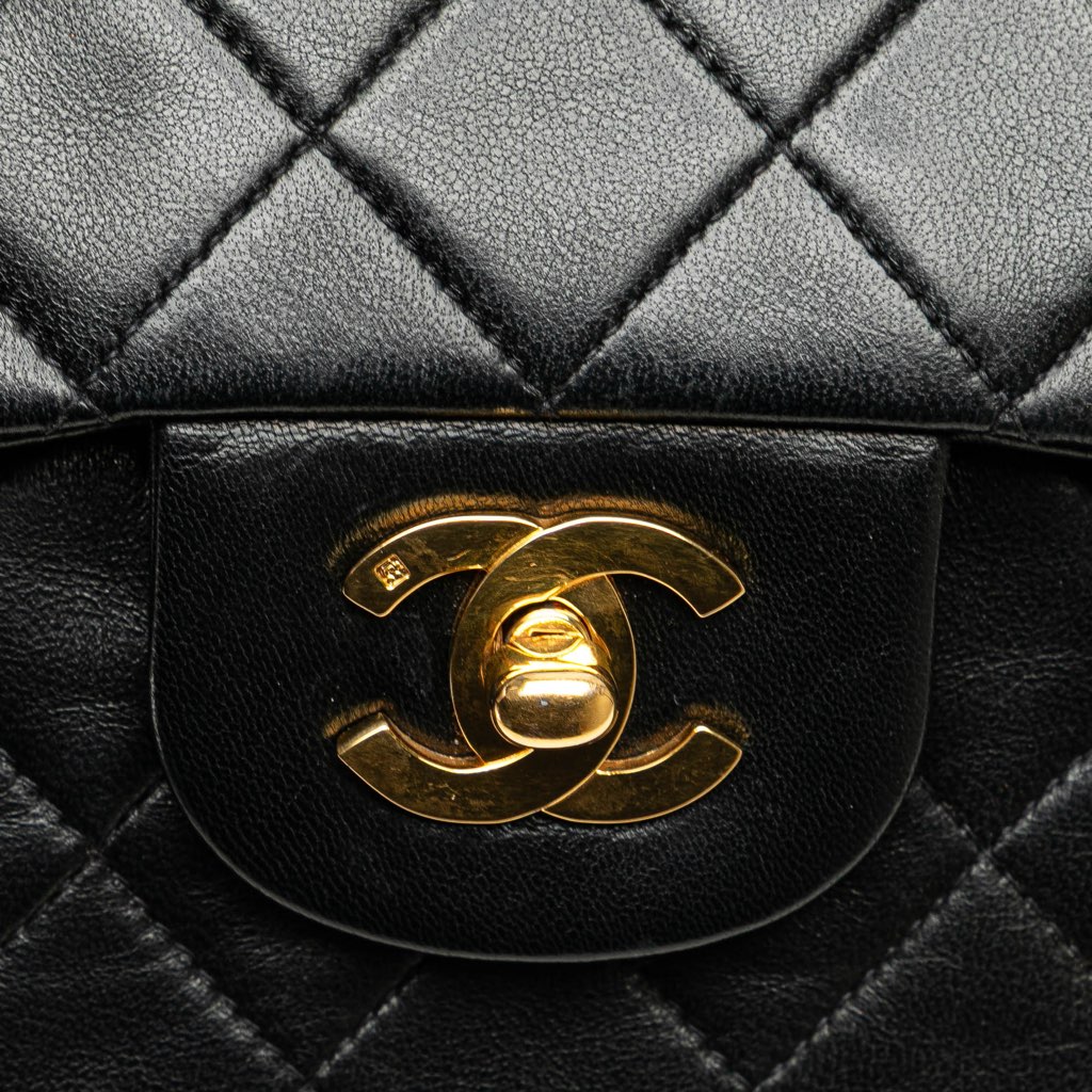 Chanel Medium Classic Lambskin Double Flap - 5