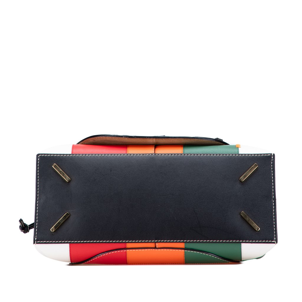 Loewe Medium Patchwork Leather Gate Top Handle Satchel - 3