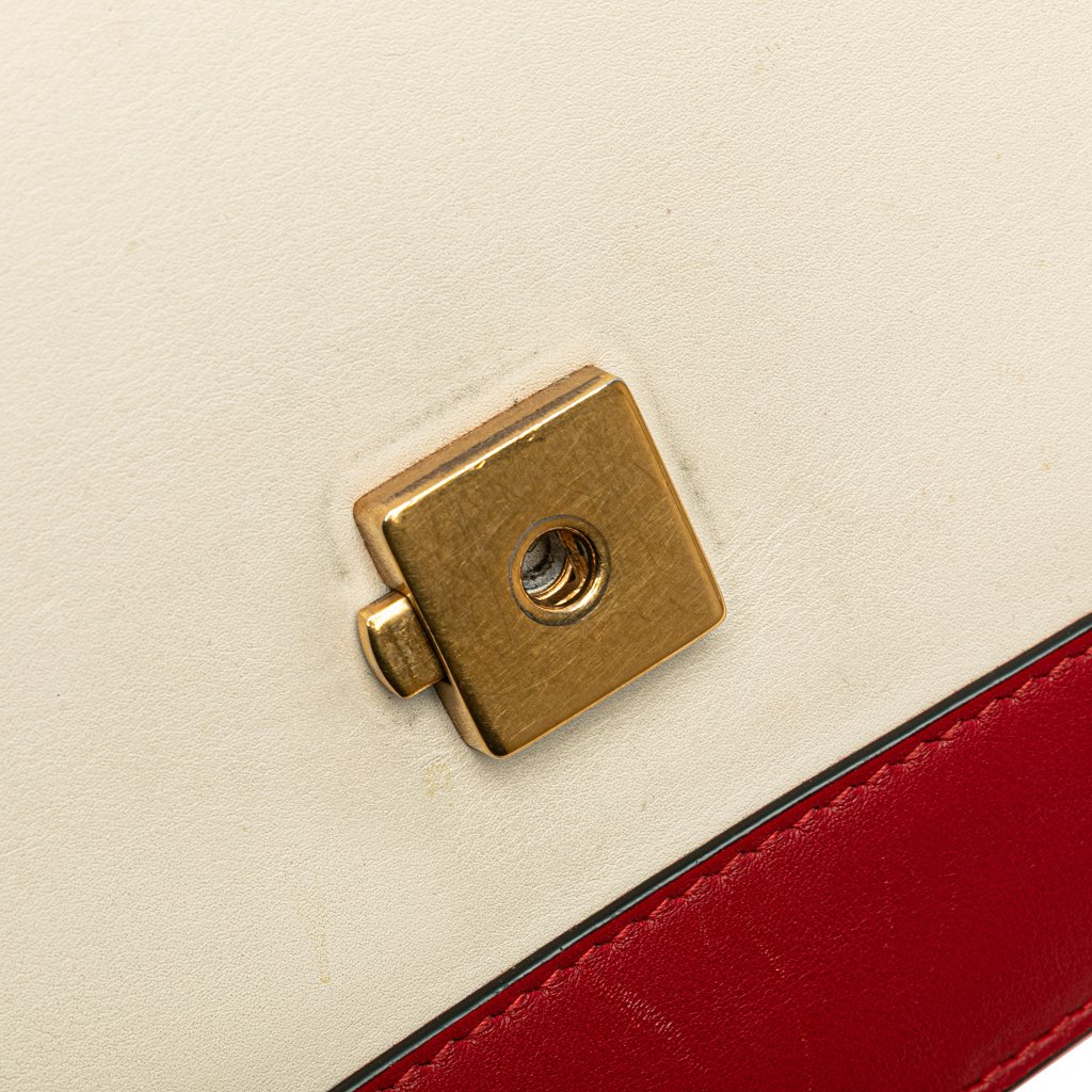 Gucci Medium Leather Bamboo Dionysus Web Satchel - Image 11