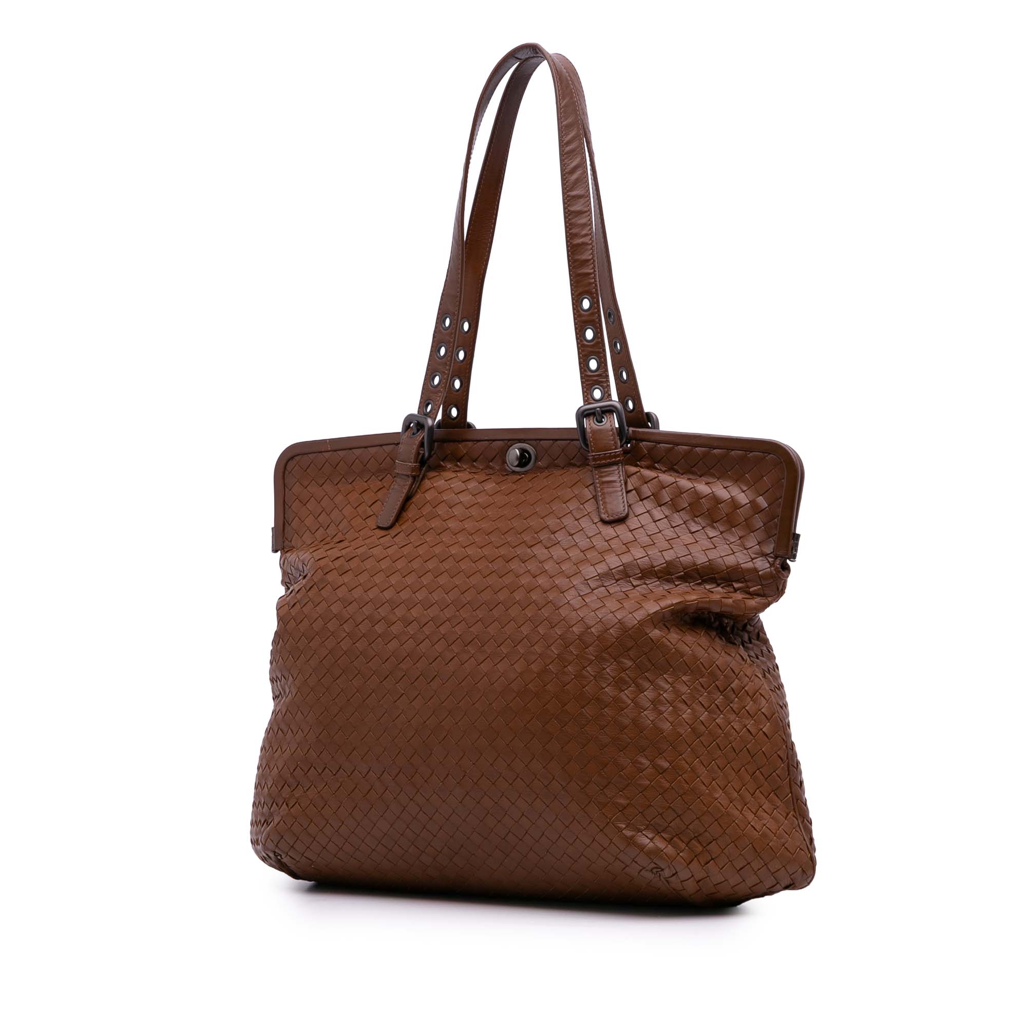 Bottega Veneta Nappa Intrecciato Tote - Back view
