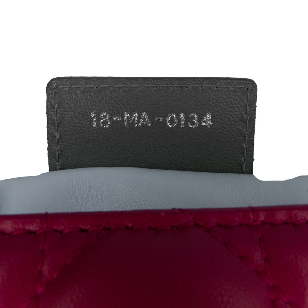 Dior Large Bicolor Lambskin Cannage Lady Dior - Detail 1