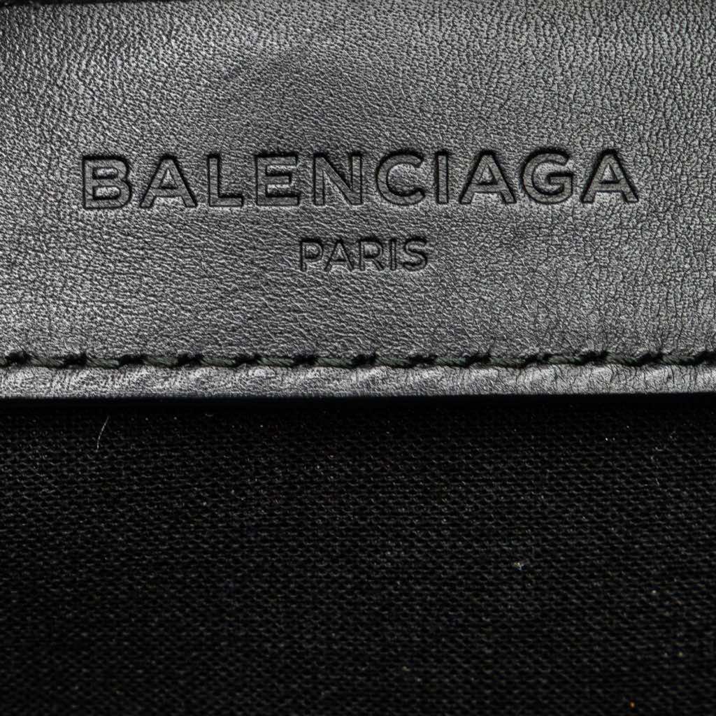 Balenciaga Canvas S Navy Cabas Tote - Side view