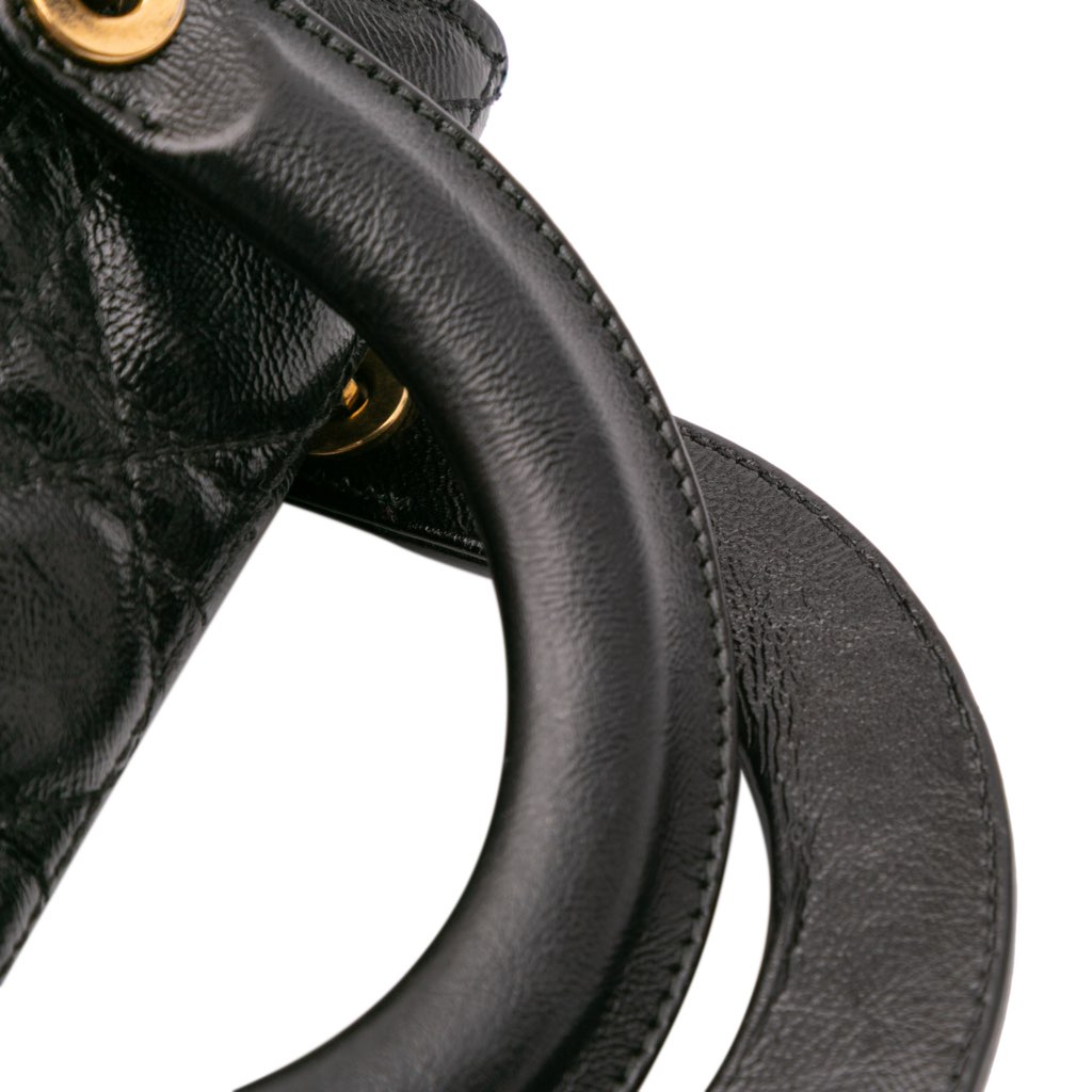 Dior Small Crinkled Patent Cannage My ABCDior Lady Dior - Image 13