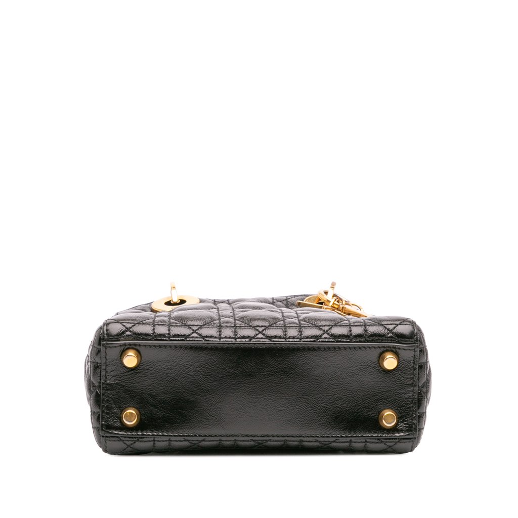 Dior Small Crinkled Patent Cannage My ABCDior Lady Dior - Image 6