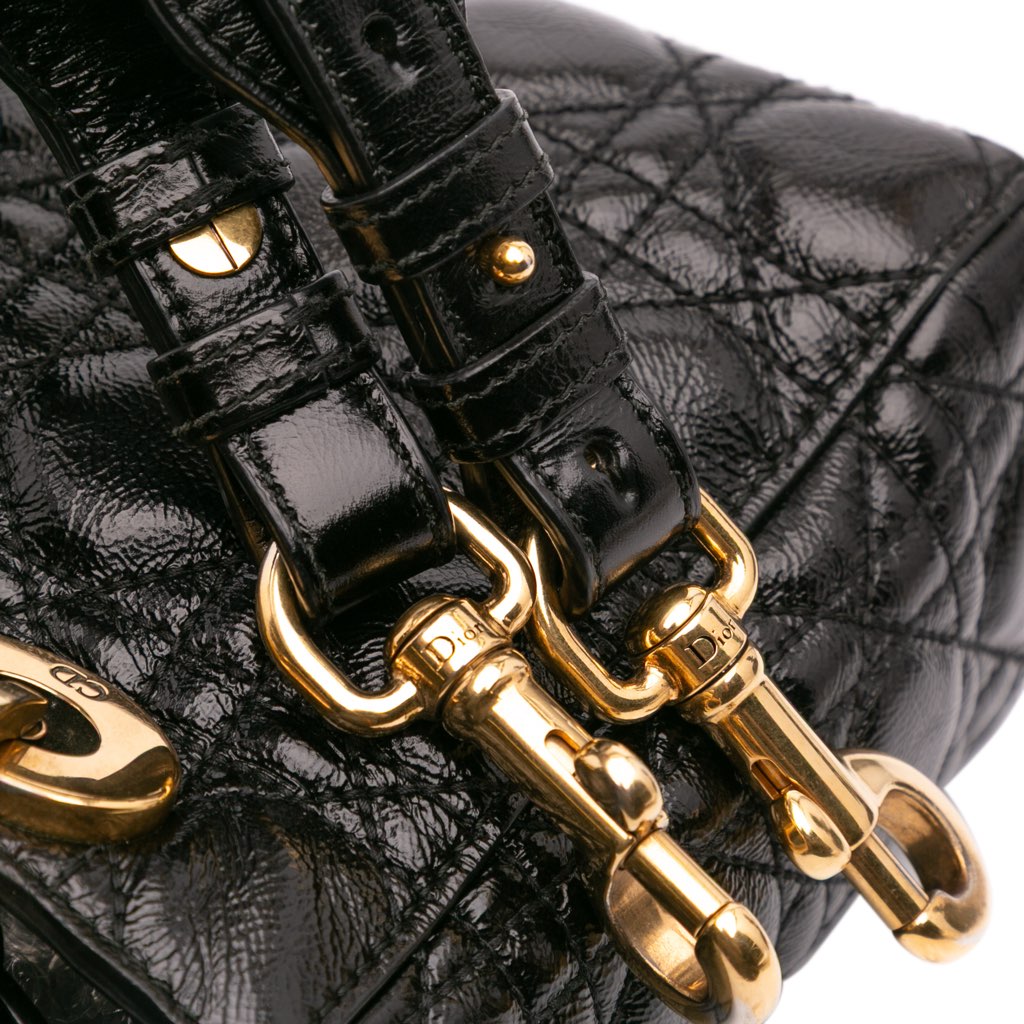 Dior Small Crinkled Patent Cannage My ABCDior Lady Dior - Image 11