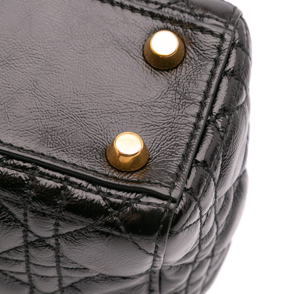 Dior Small Crinkled Patent Cannage My ABCDior Lady Dior - Image 12