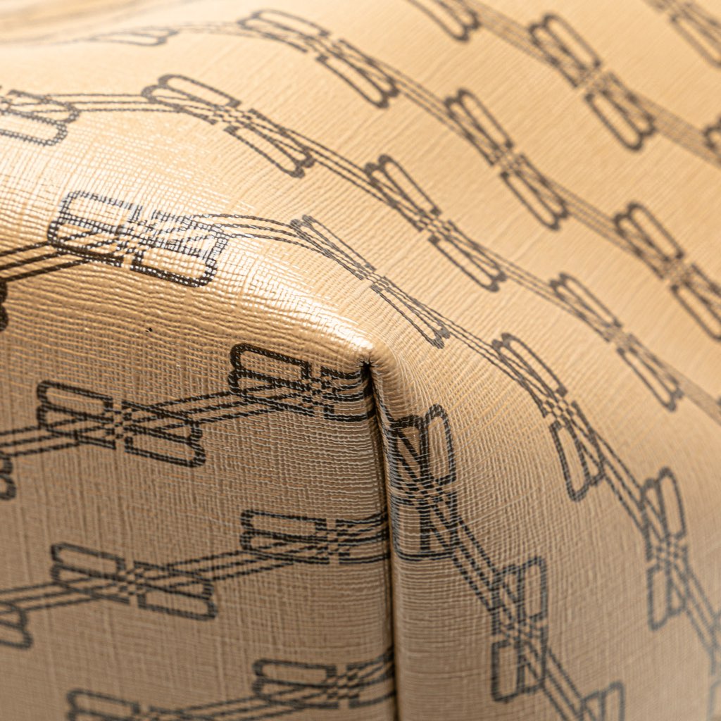 Balenciaga Large BB Monogram Coated Canvas Signature East West Shopper Bag - Image 11