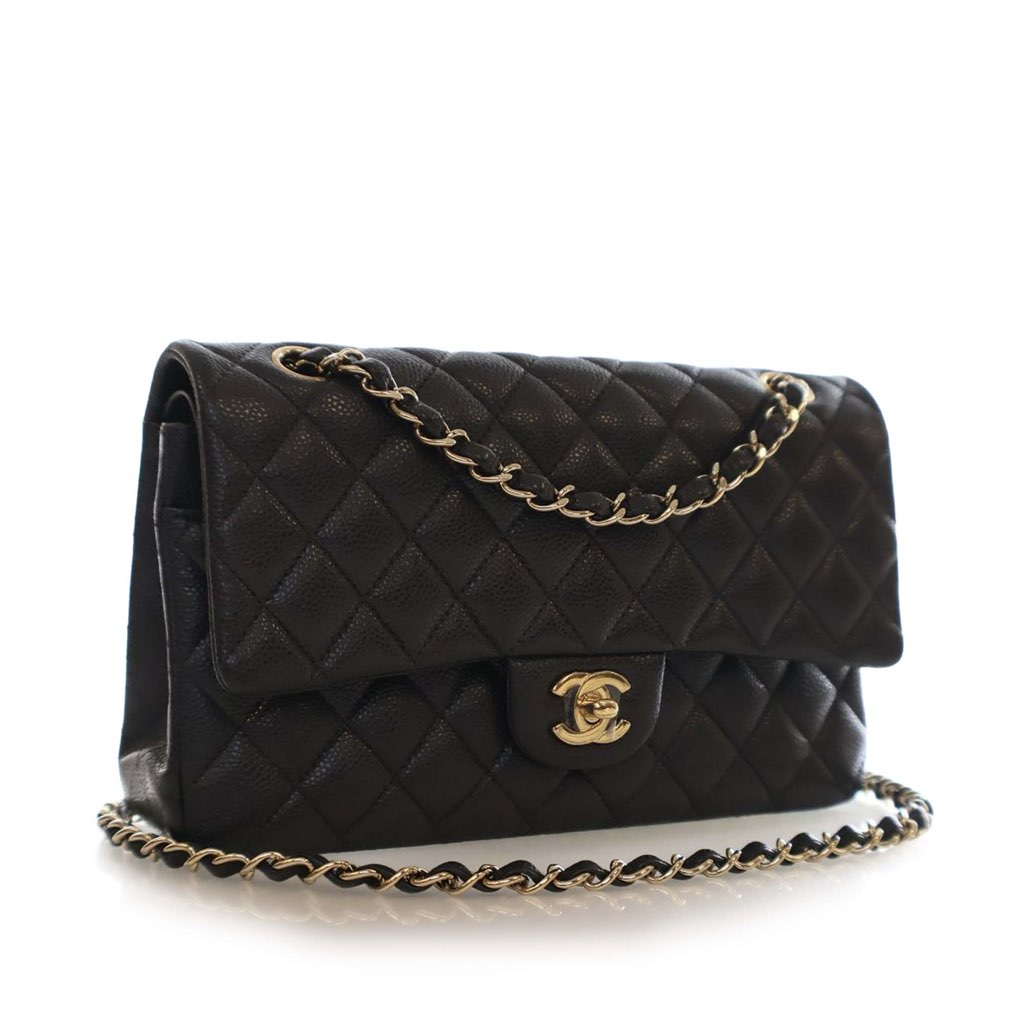 Chanel Medium Classic Caviar Double Flap - 2