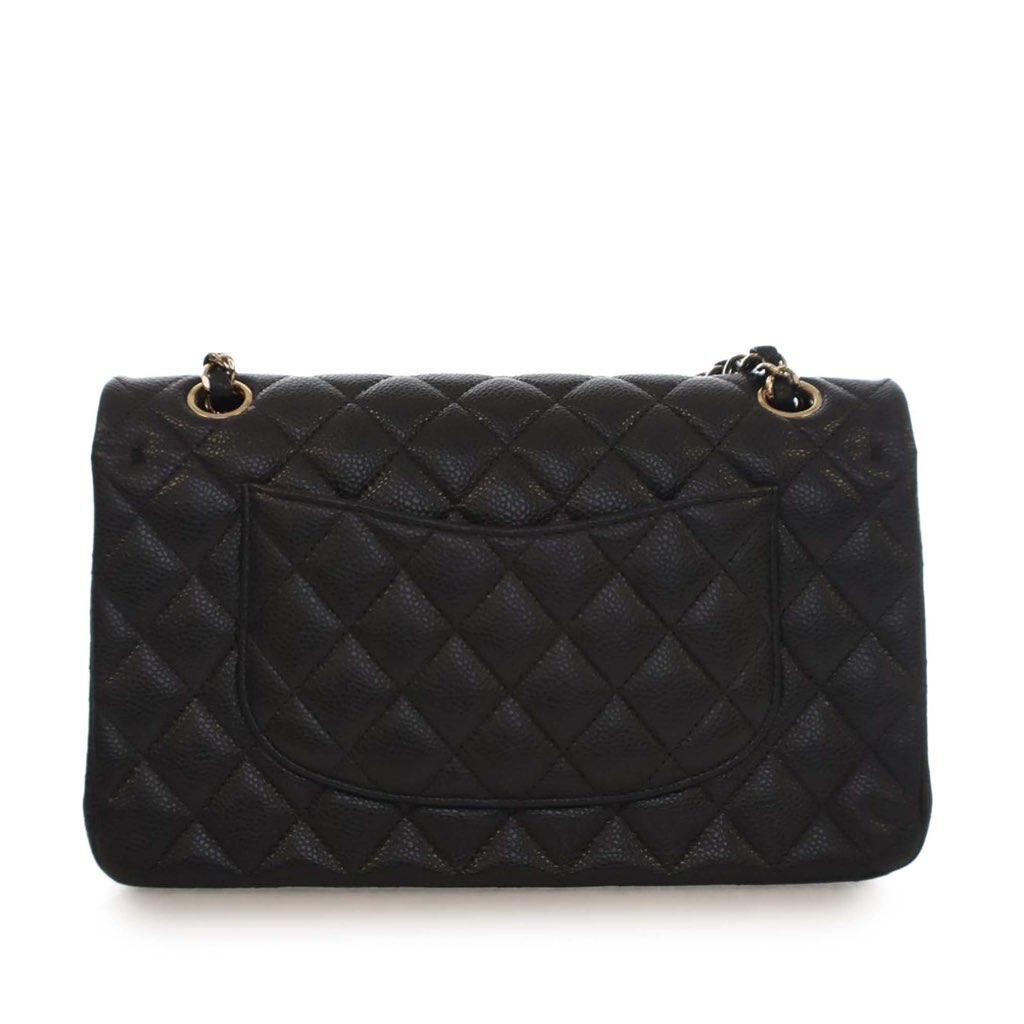 Chanel Medium Classic Caviar Double Flap - 4