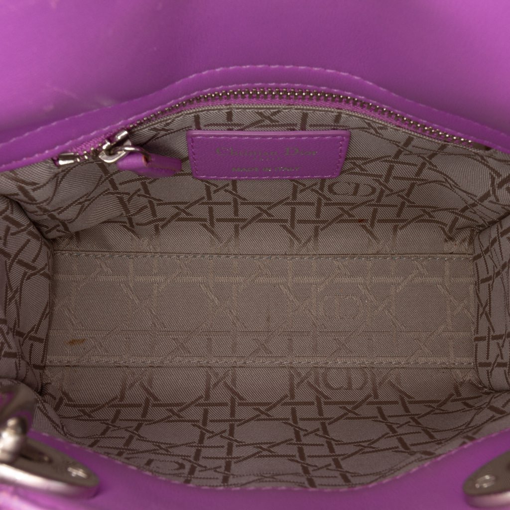 Dior Mini Lambskin Cannage Lady Dior - 4