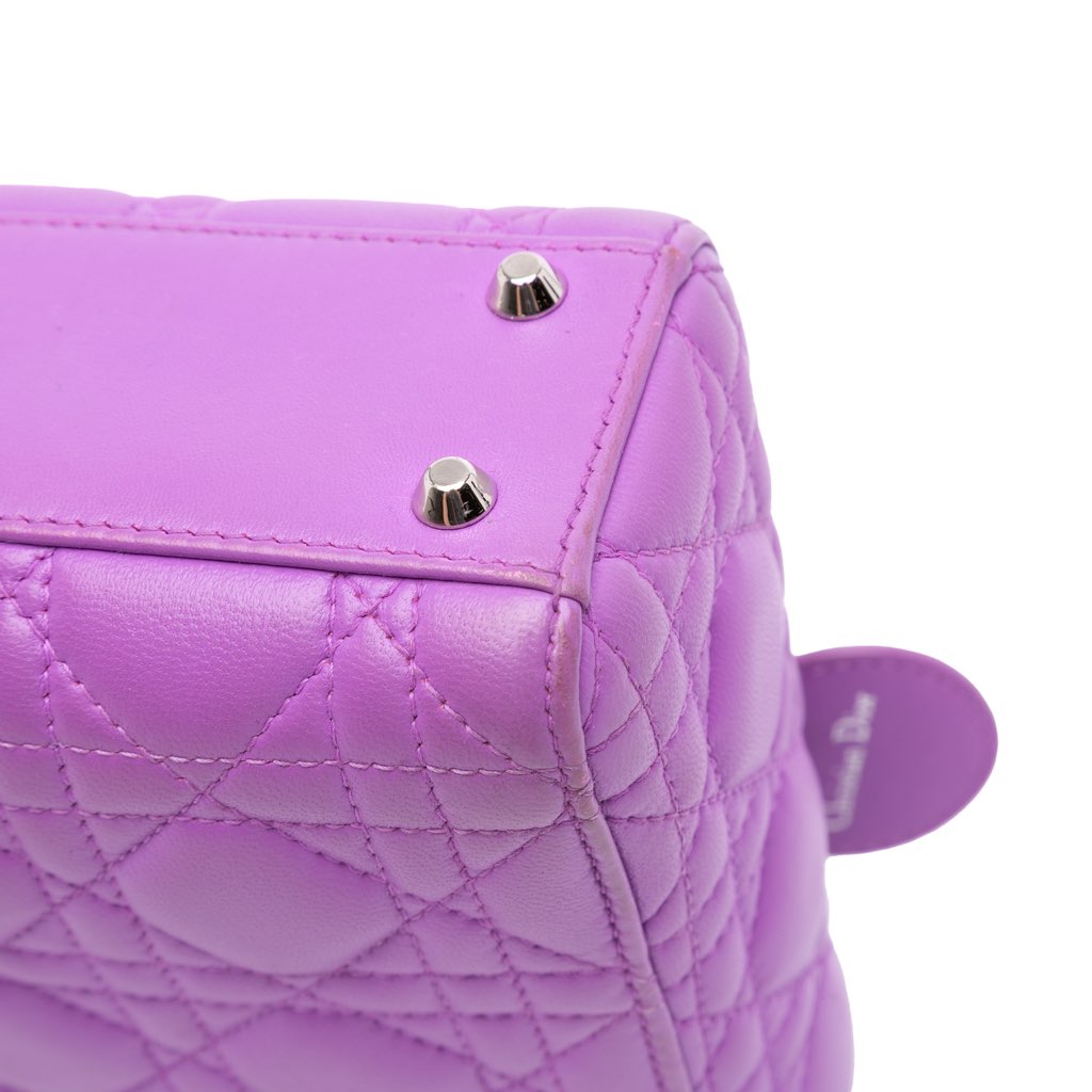 Dior Mini Lambskin Cannage Lady Dior - Detail 2