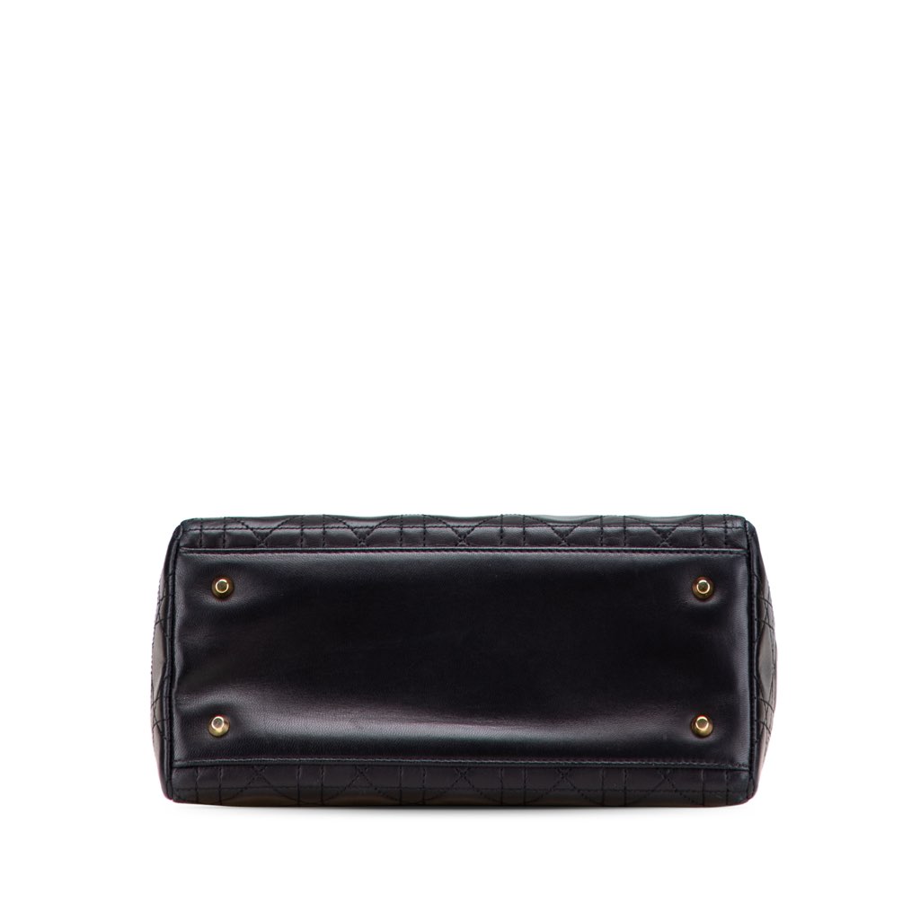 Dior Medium Lambskin Cannage Lady Dior - 3