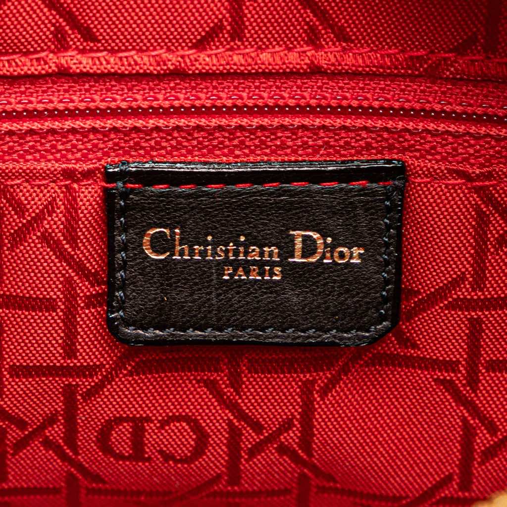 Dior Medium Lambskin Cannage Lady Dior - 5
