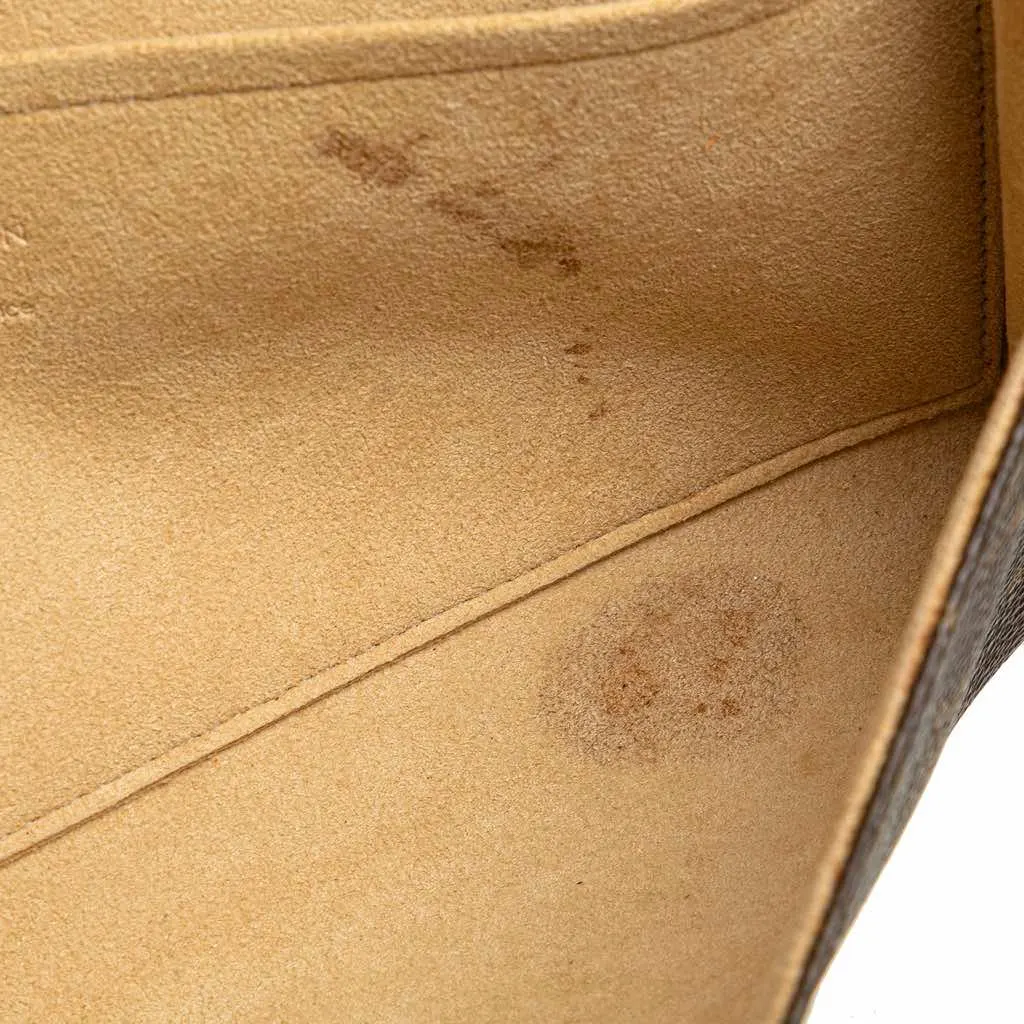 Louis Vuitton Monogram Pochette Twin GM Brown Canvas Good - Box View