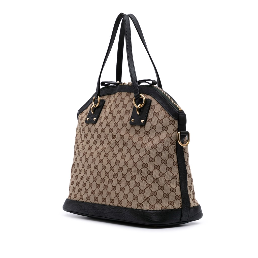 Gucci Large GG Canvas Charm Dome Satchel - 2