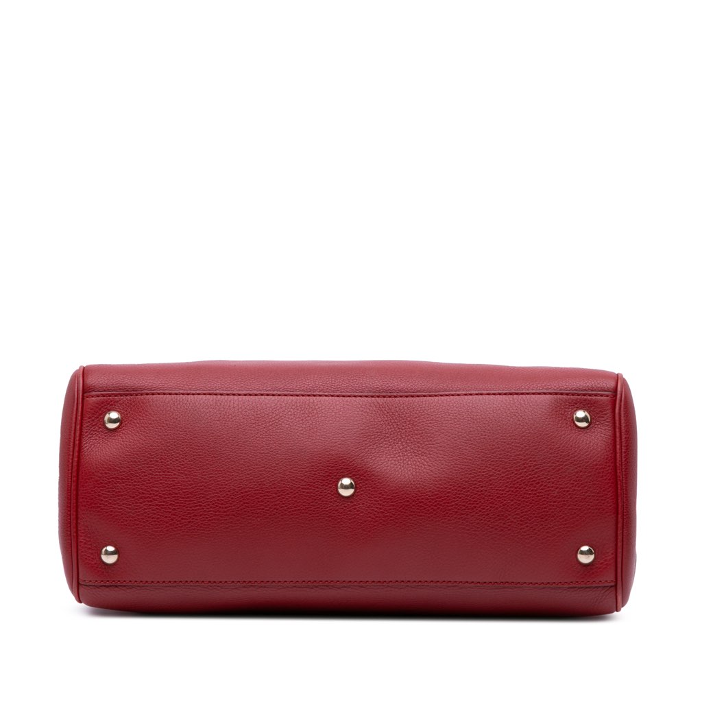 Gucci Medium Calfskin Bamboo Shopper Satchel - 3