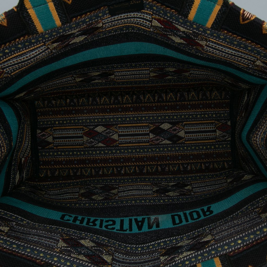 Dior Large Embroidered Canvas Book Tote - 4