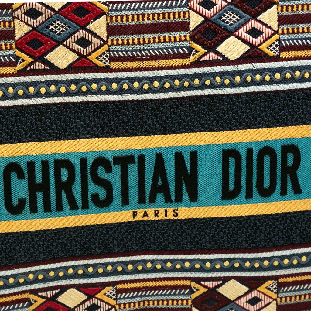 Dior Large Embroidered Canvas Book Tote - Detail 2