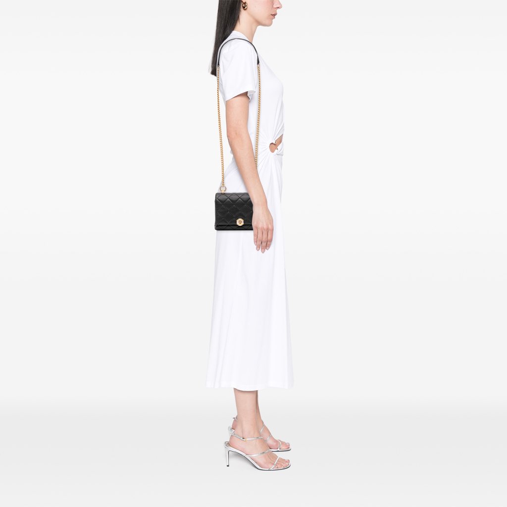 Chanel Mini Quilted Calfskin Pearl CC Accordion Flap - Image 13