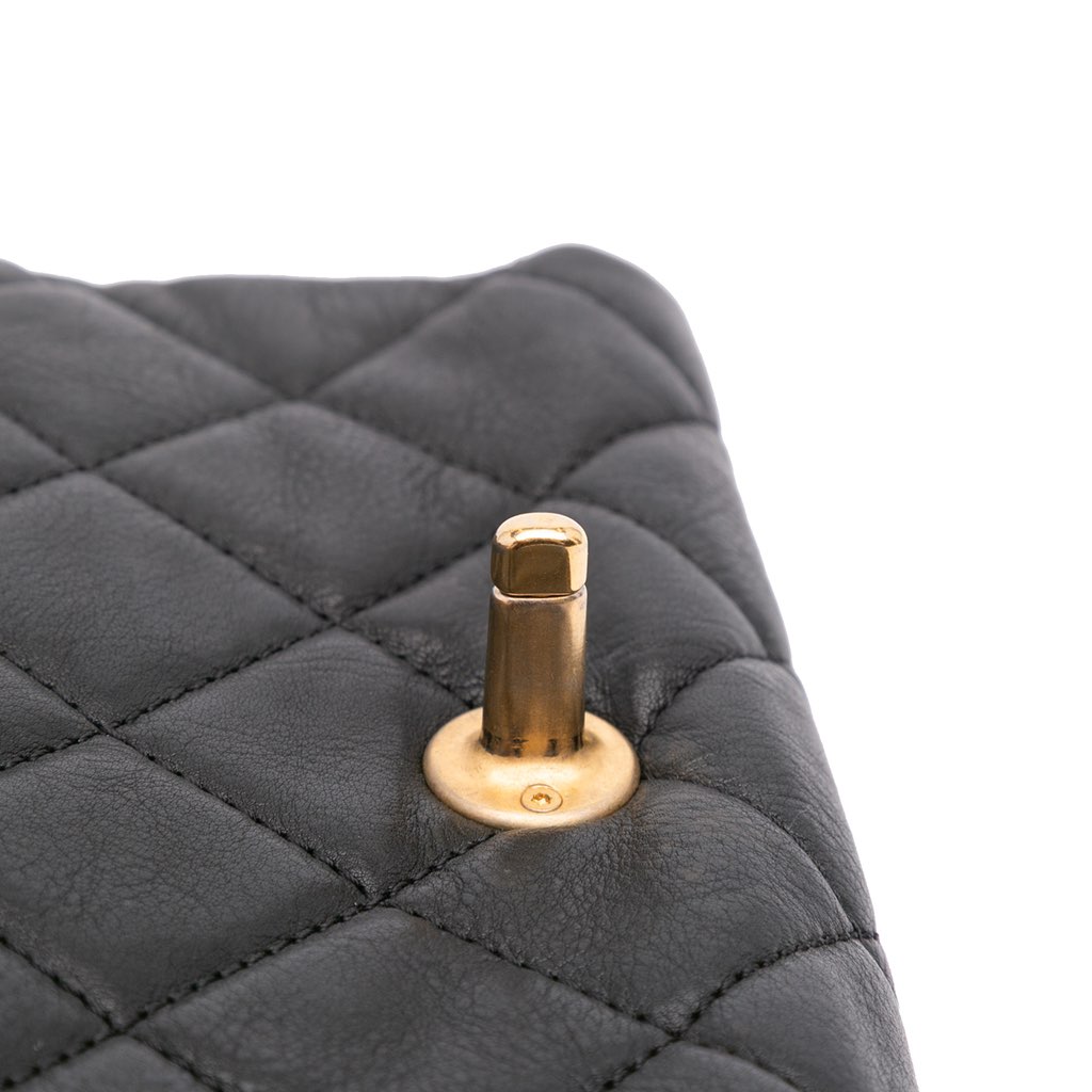 Chanel Mini Quilted Calfskin Pearl CC Accordion Flap - Image 10