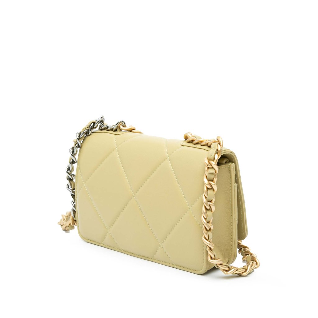 Chanel Quilted Lambskin 19 Wallet on Chain - 2