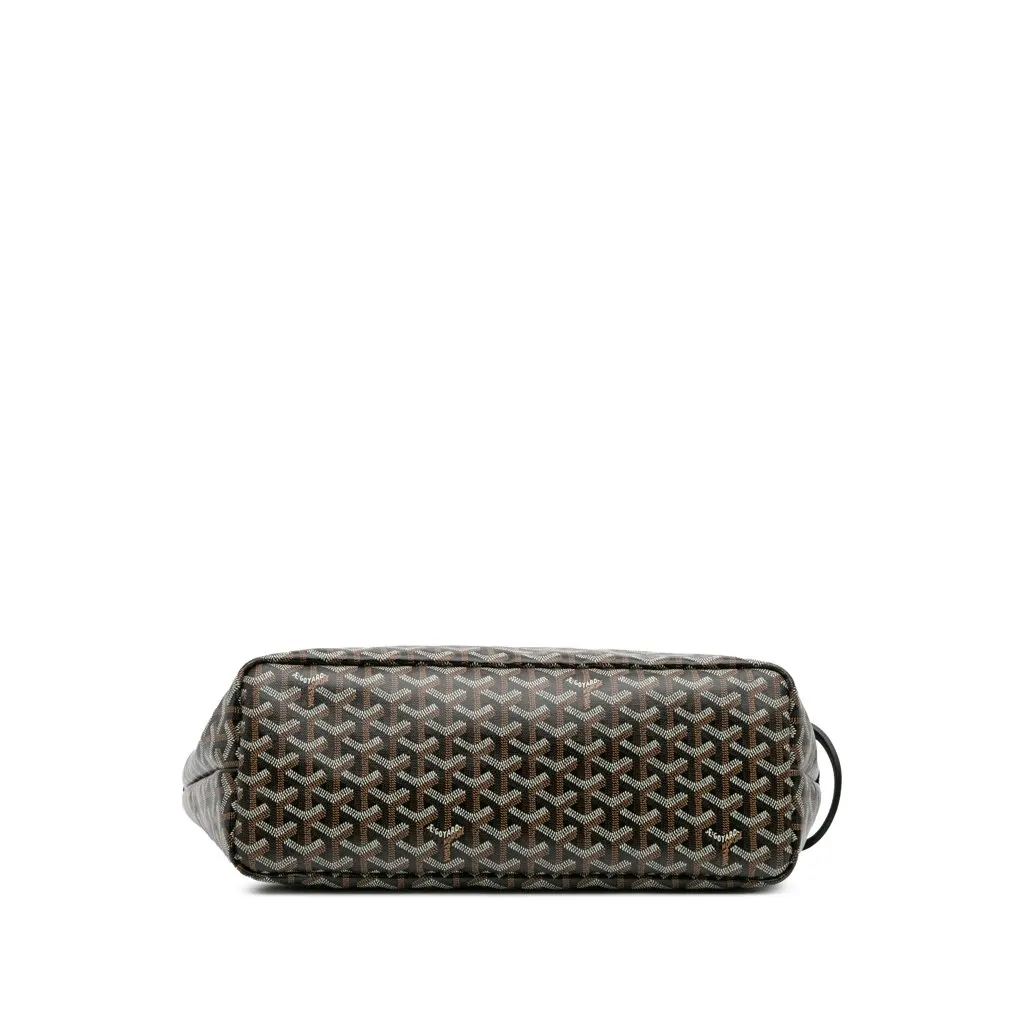 Goyard Goyardine Chien-Gris Pet Carrier Black Canvas Good - Inside View