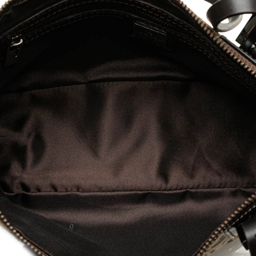 Fendi Zucchino Canvas Handbag - 4