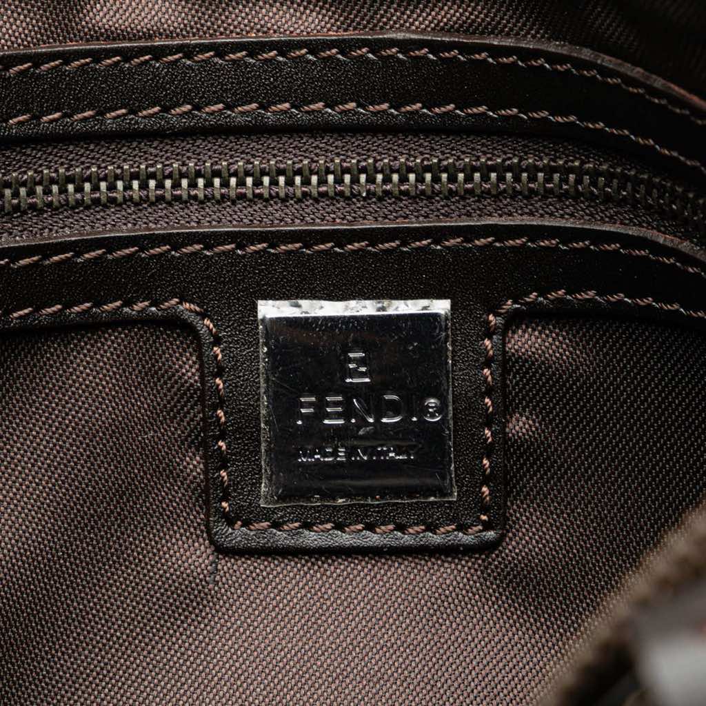 Fendi Zucchino Canvas Handbag - 5