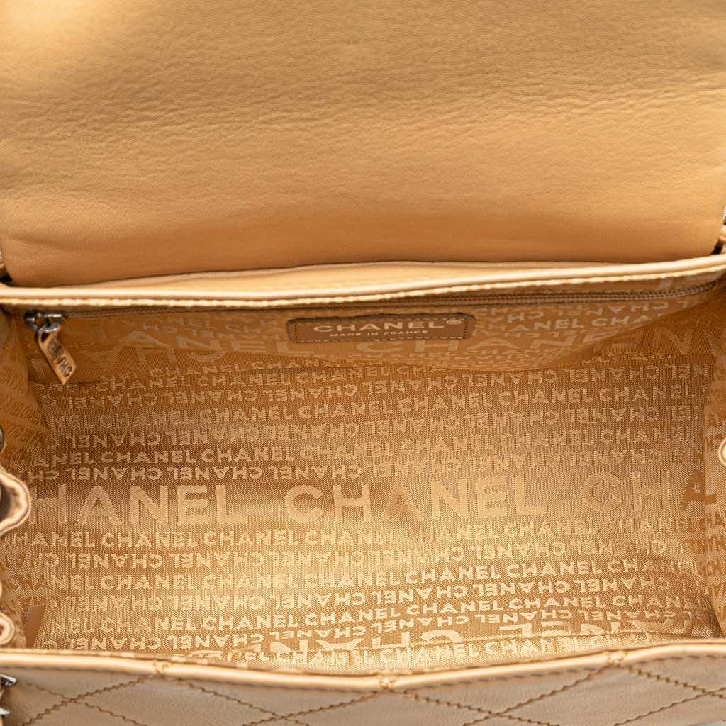 Chanel Reissue 2.55 Quilted Lambskin Wild Stitch Accordion Chain Shoulder Bag - 4