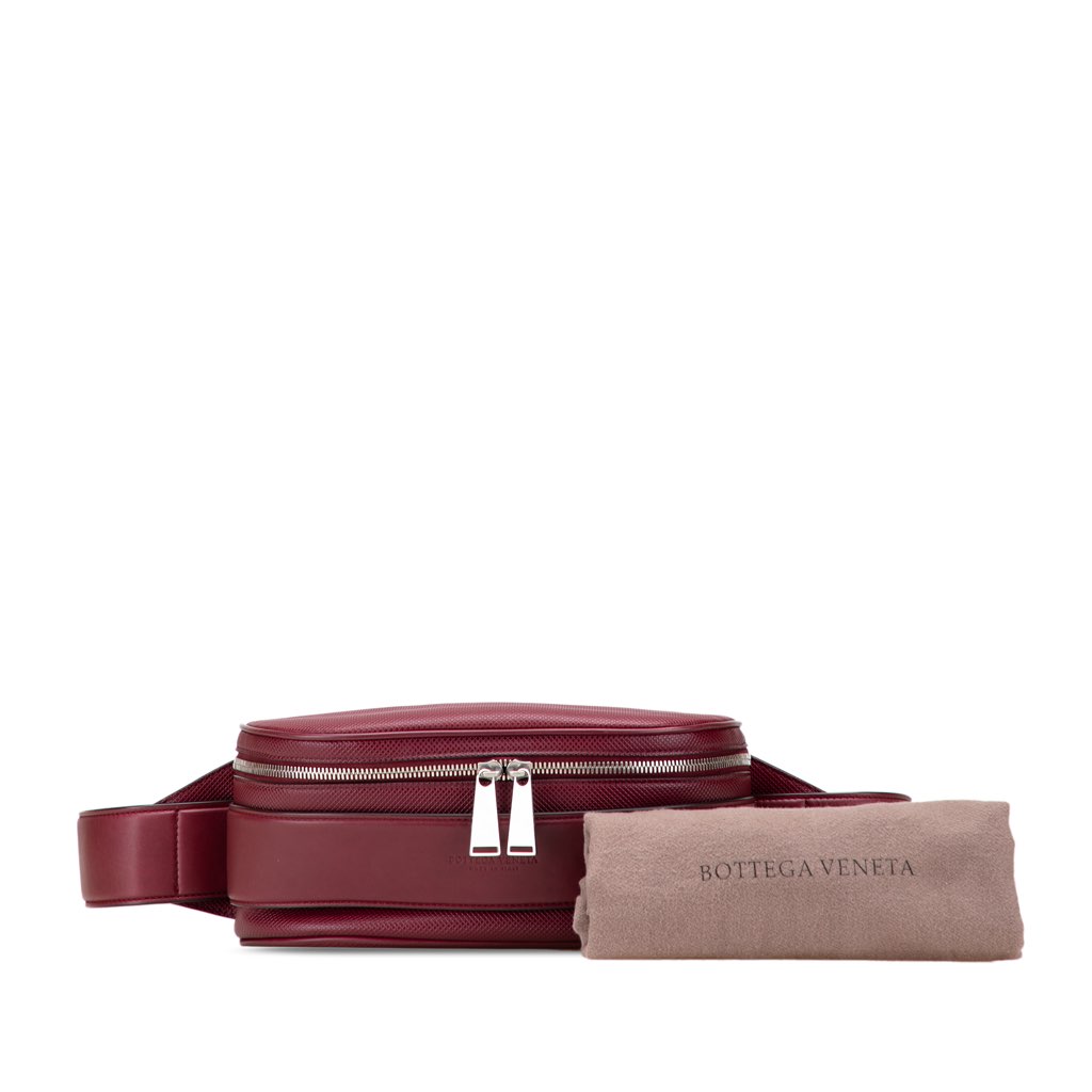 Bottega Veneta Textured Leather Marco Polo Belt Bag - Image 13