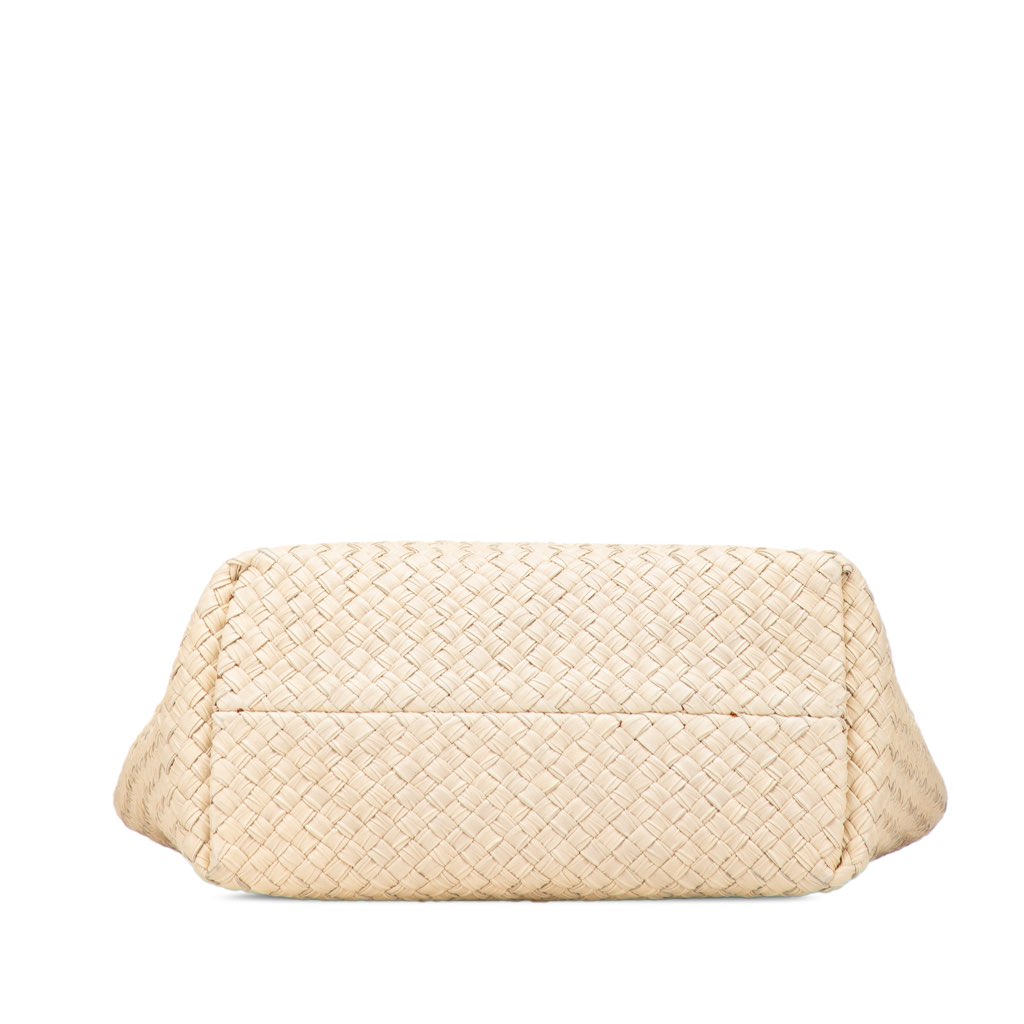 Bottega Veneta Small Lambskin Intreccio Cabat Tote - 3
