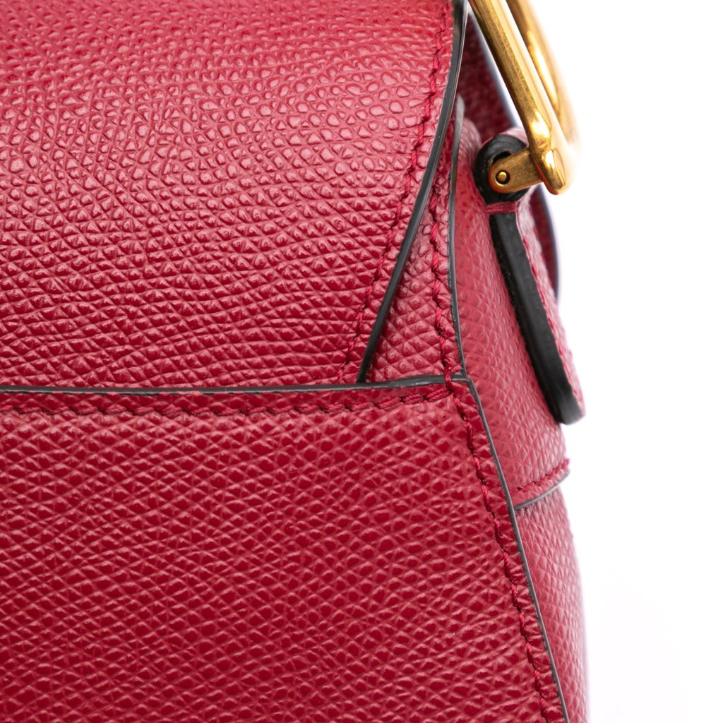 Dior Mini Grained Calfskin Saddle Bag - Image 10