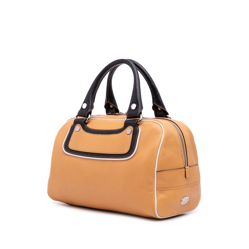 Celine Leather Boogie Handbag - Back view