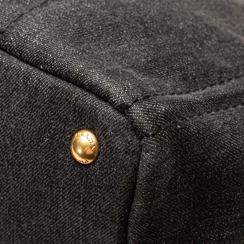 Prada Canvas Canapa Logo Satchel - Image 10