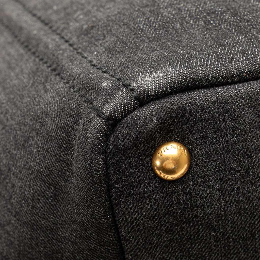 Prada Canvas Canapa Logo Satchel - Image 11