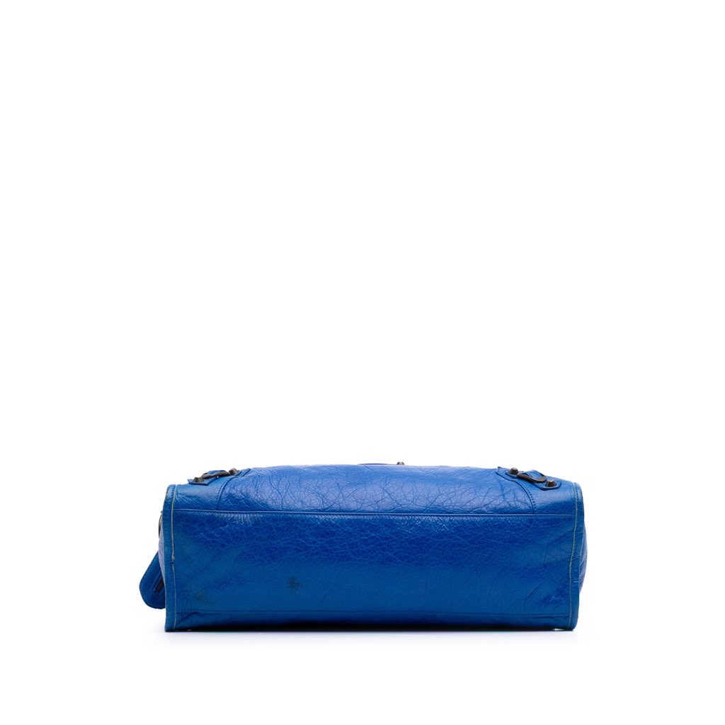 Balenciaga Lambskin Motocross Classic City Satchel - 3