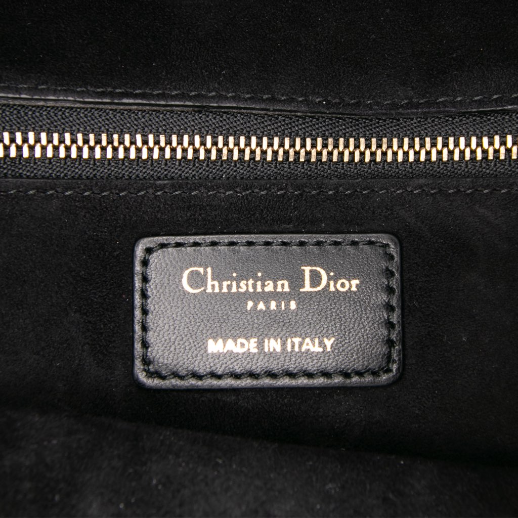 Dior Medium Lambskin Cannage DiorAddict Flap - 5