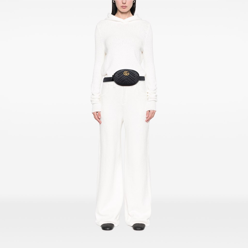 Gucci GG Marmont Matelasse Leather Belt Bag - Image 13