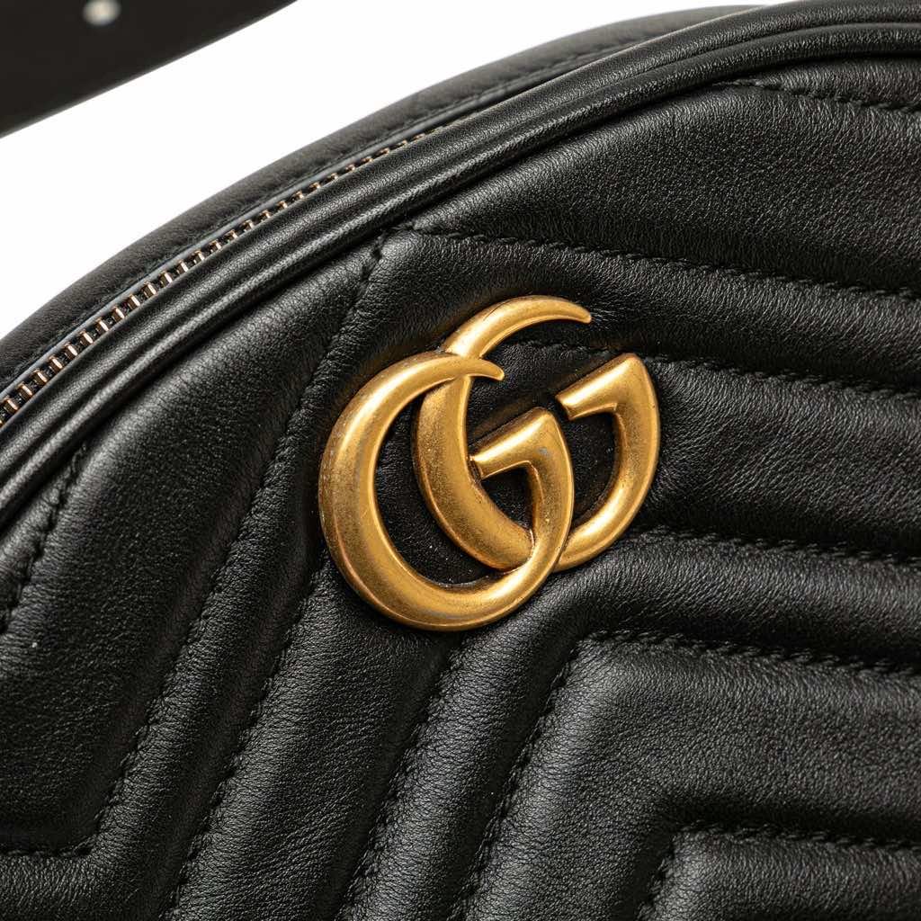 Gucci GG Marmont Matelasse Leather Belt Bag - Detail 2