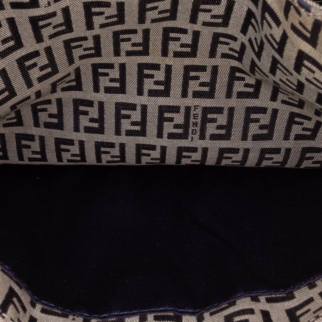 Fendi Zucchino Canvas Shoulder Bag - 5