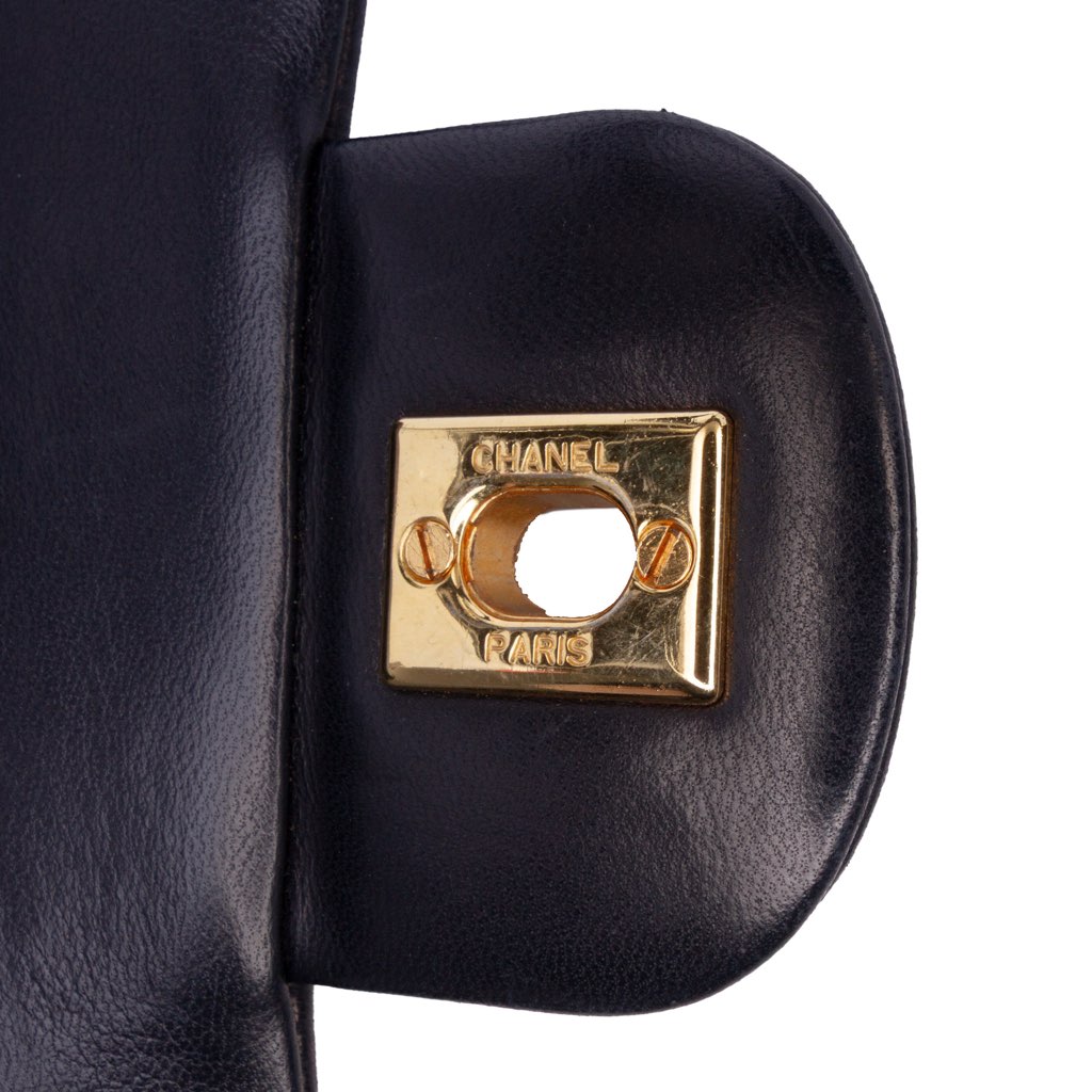 Chanel Small Classic Lambskin Double Flap - Side view