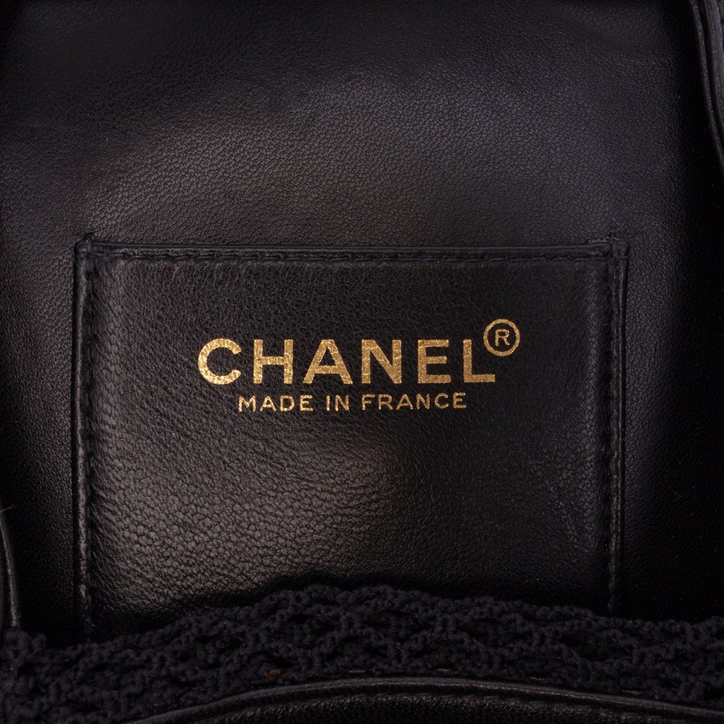 Chanel Lambskin and Satin Camellia Flower Evening Bag - 5