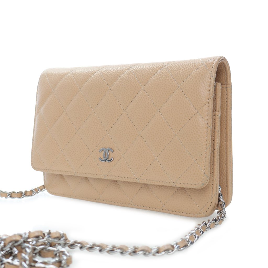 Chanel Classic Caviar Wallet On Chain - 2