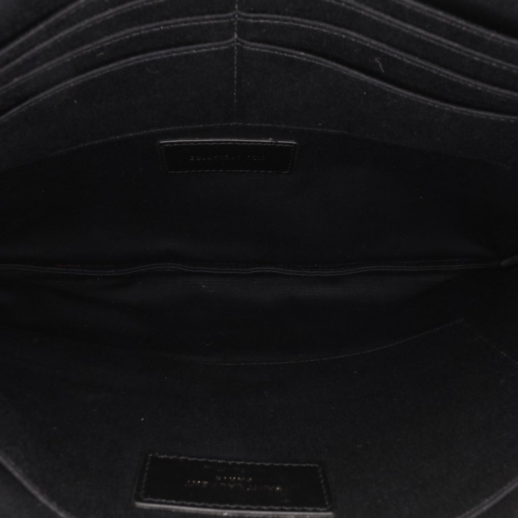 Saint Laurent Croc Embossed Leather Monogram iPad Case - 4