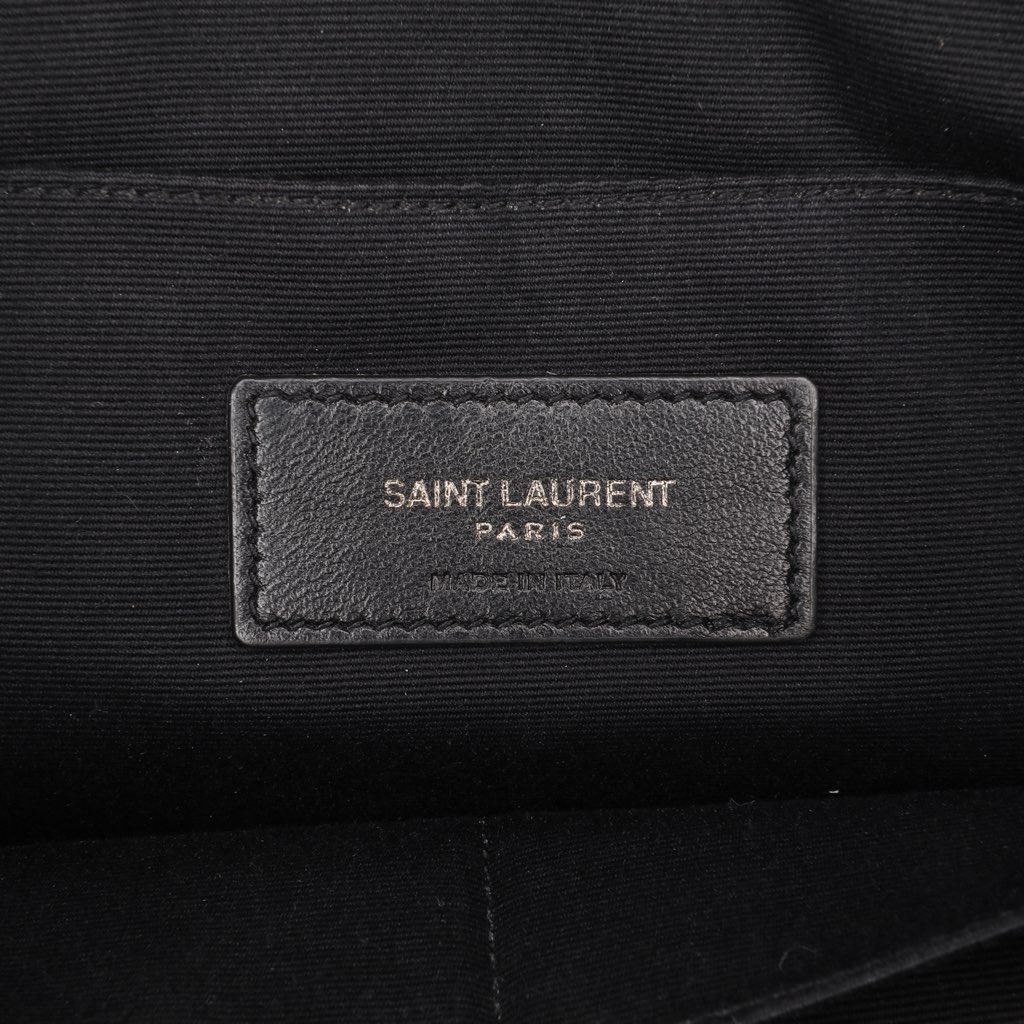 Saint Laurent Croc Embossed Leather Monogram iPad Case - 5