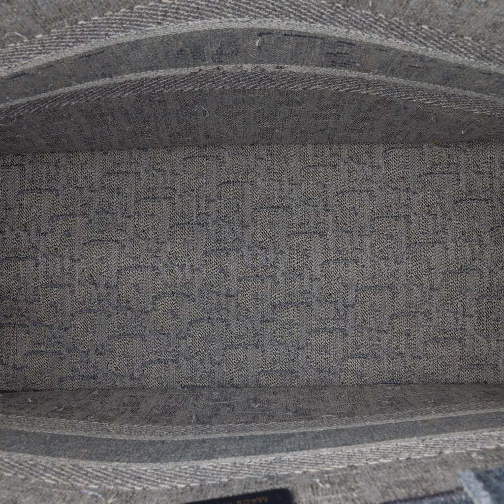 Dior Medium Oblique Denim Book Tote - 4