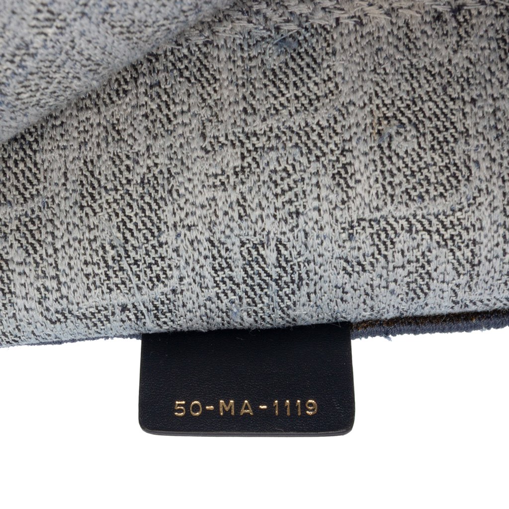 Dior Medium Oblique Denim Book Tote - Detail 1